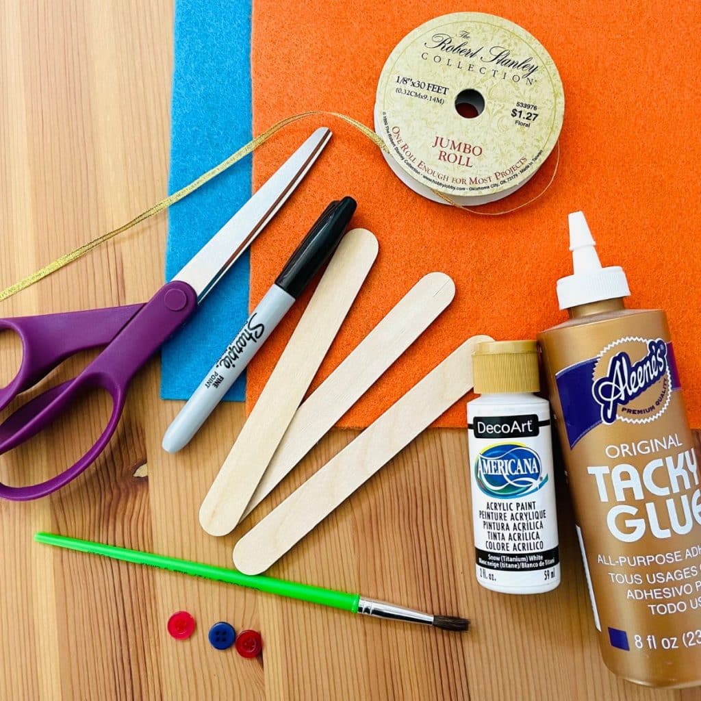 Craft Glue - Felt Paper Scissors