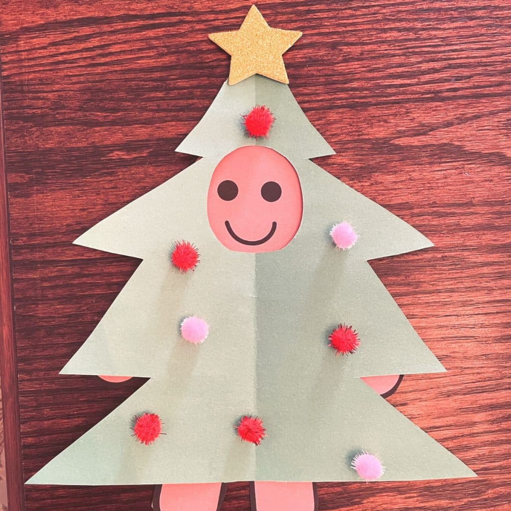 Christmas tree gingerbread man