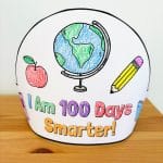Free Printable 100 Days of School Crown for Kids - Simply Full of Delight
