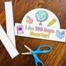Free Printable 100 Days of School Crown for Kids - Simply Full of Delight