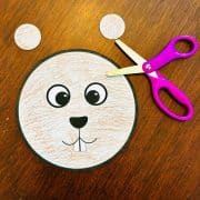 Free Groundhog Paper Bag Puppet Printable for Kids - Simply Full of Delight