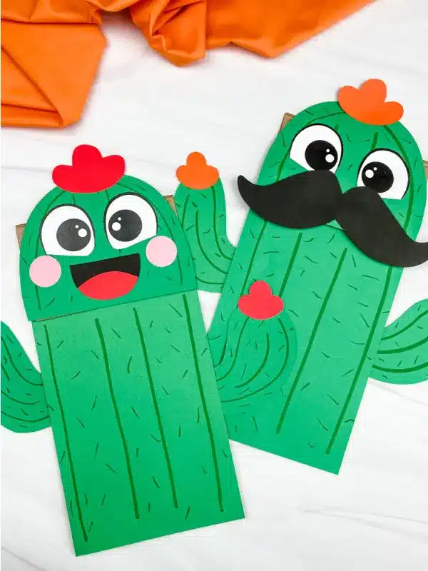 Paper Bag Cactus Craft by Simple Everyday Mom.