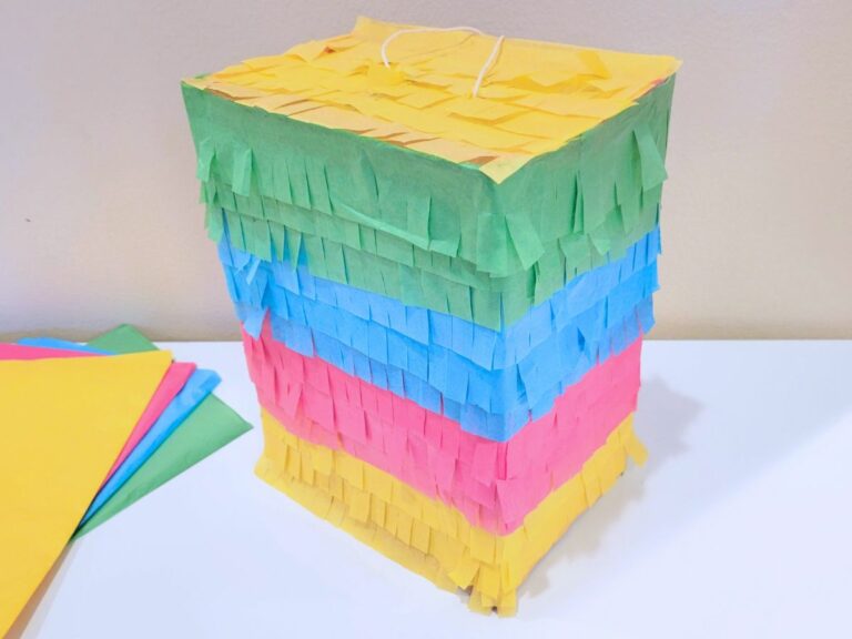 Homemade Pinata tutorial by Raise Curious Kids.