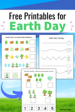 Free Earth Day Worksheet Preschool Printable Fun Pack - Simply Full of ...
