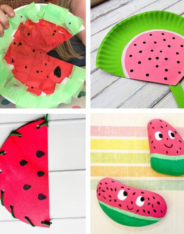 watermelon crafts for kids and activities