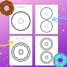 Easy Donut Crafts (With Free Printable Donut Template) - Simply Full of ...