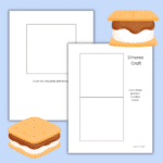 Easy Paper S'mores Craft (with Free Printable!) - Simply Full of Delight