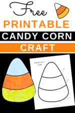 Easy Candy Corn Craft (with Free Printable Template!) - Simply Full of ...