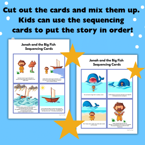 Jonah and the Big Fish Coloring Page (Free Printable) - Simply Full of ...