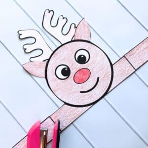 Free Printable Reindeer Headband Craft for Christmas - Simply Full of Delight