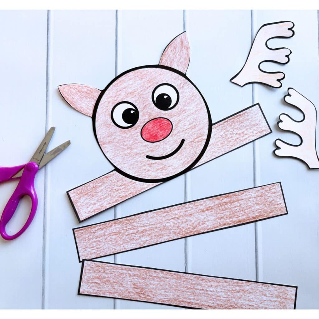 reindeer template cut out