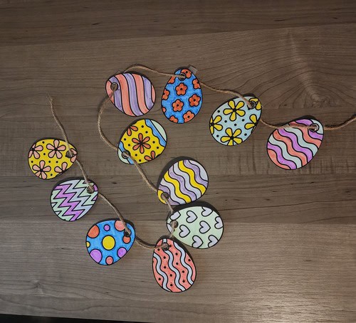 DIY Easter Egg Garland from Currently Jess.