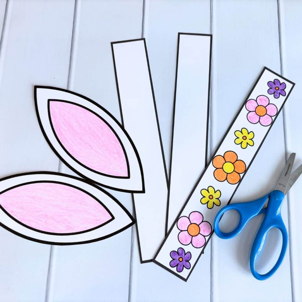 bunny ears headband cut out
