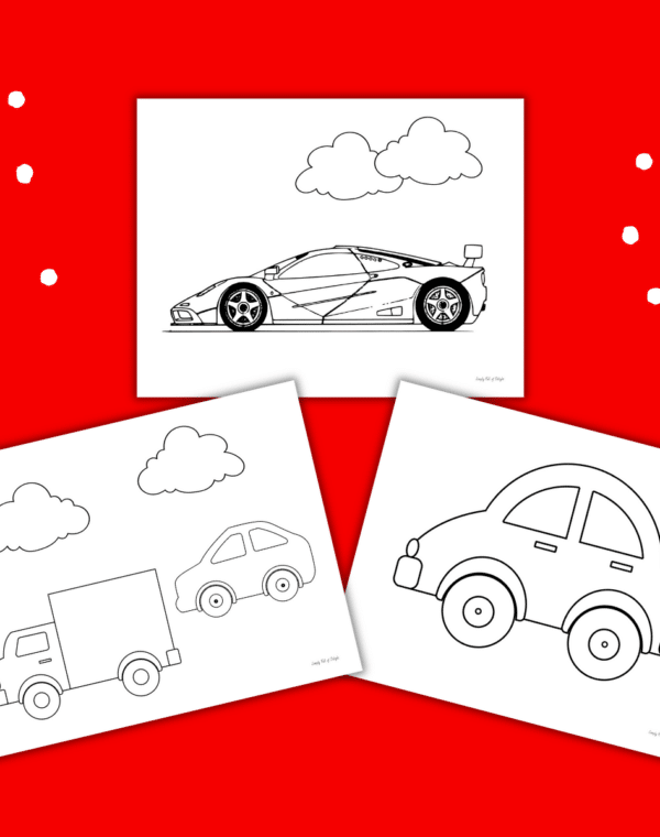 free printable car coloring pages for kids