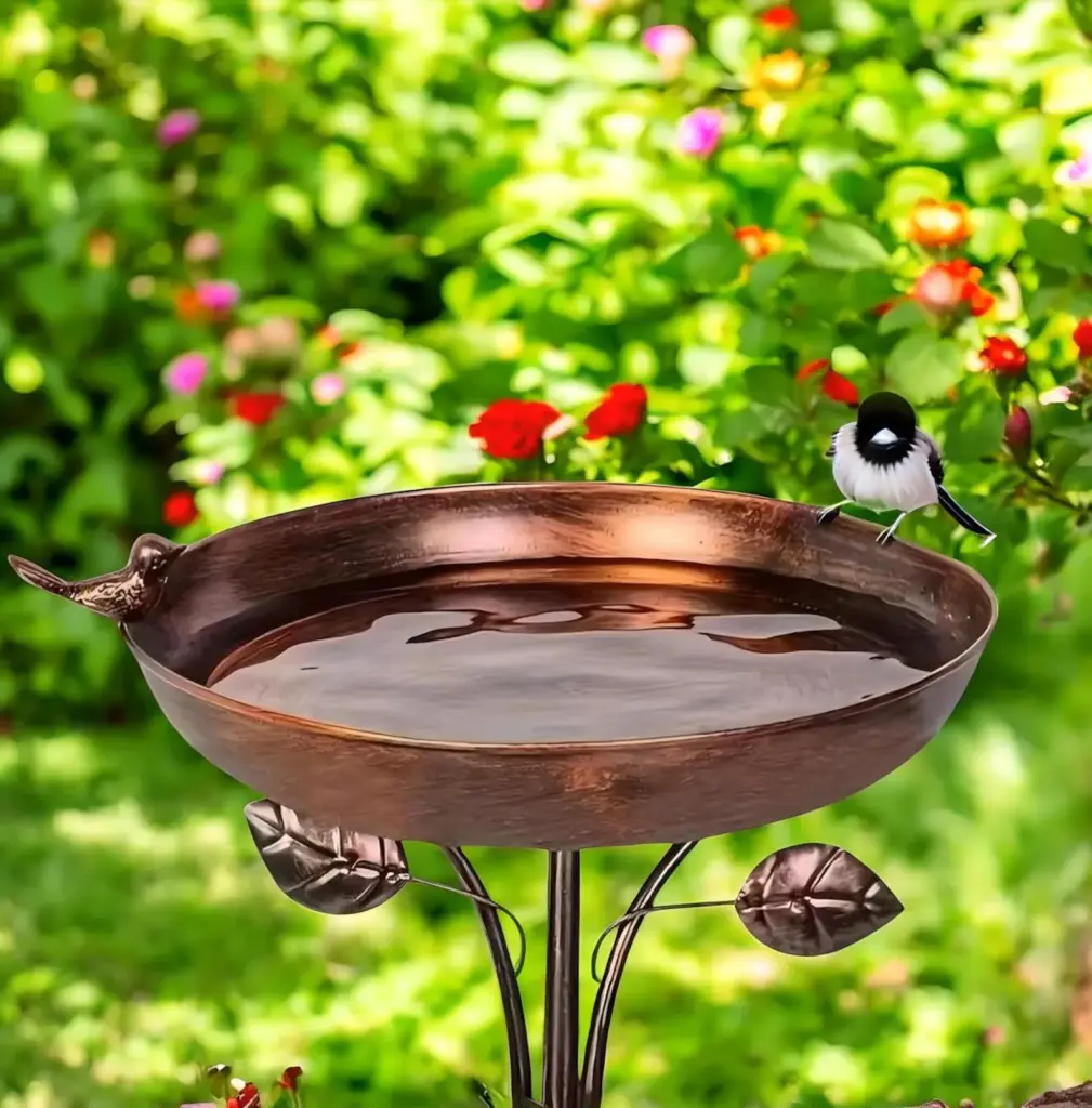 Rustic Garden Bird Bath by Bee Your Authentic Self.  