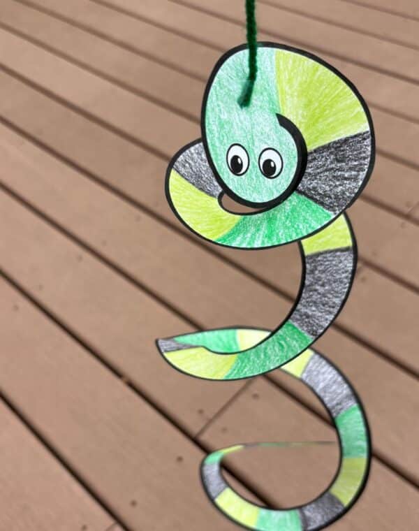 paper snake craft