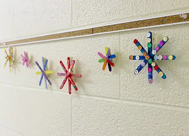 Colorful Snowflakes by Fun-A-Day.