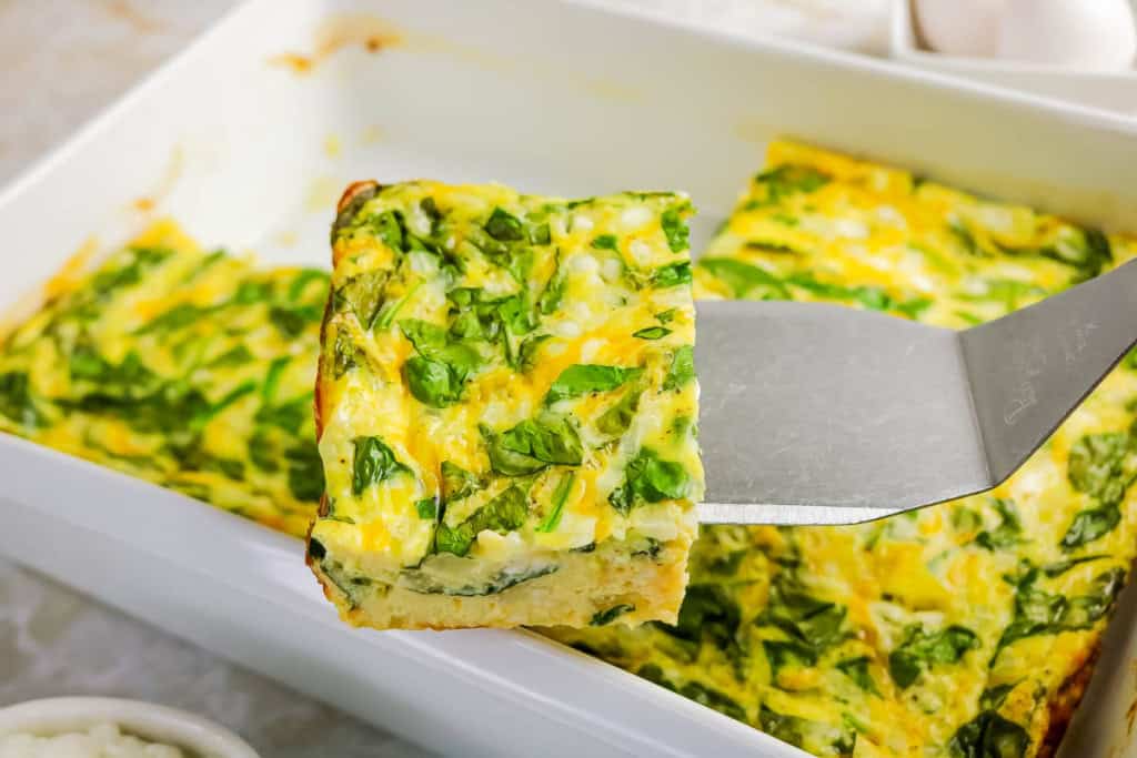 High Protein Cottage Cheese and Egg Bake from Emily's Wholesome Kitchen.