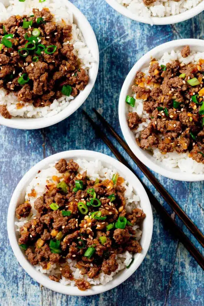 This Korean Beef Bowl Recipe by Chew Out Loud.