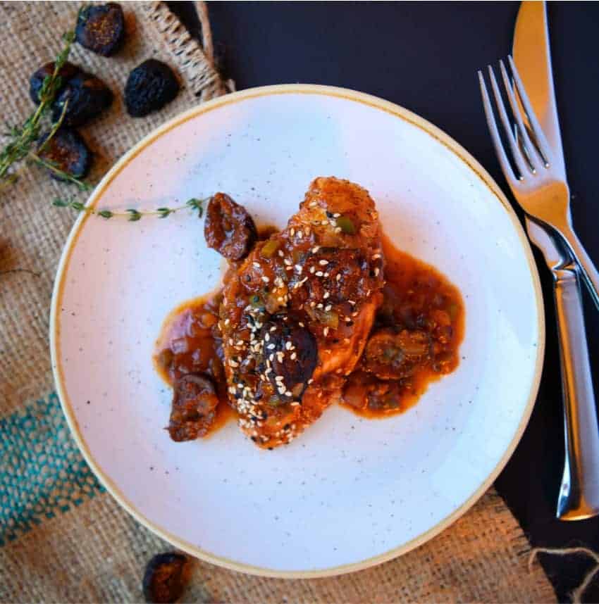 Easy Moroccan Chicken by the G-Free Foodie.