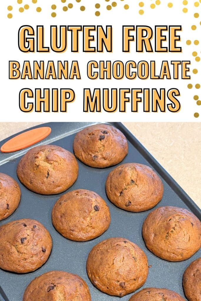 Gluten Free Banana and Chocolate Chip Muffins recipe