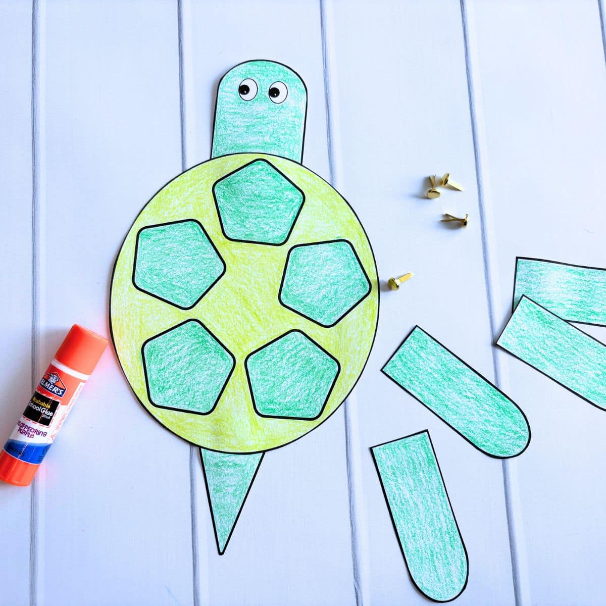 Easy Paper Turtle Craft for Kids (Free Printable!) Simply Full of Delight