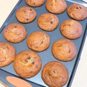 Gluten Free Banana Chocolate Chip muffins