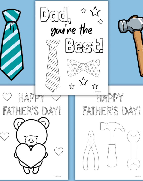 Free printable Father's day Coloring pages for kids