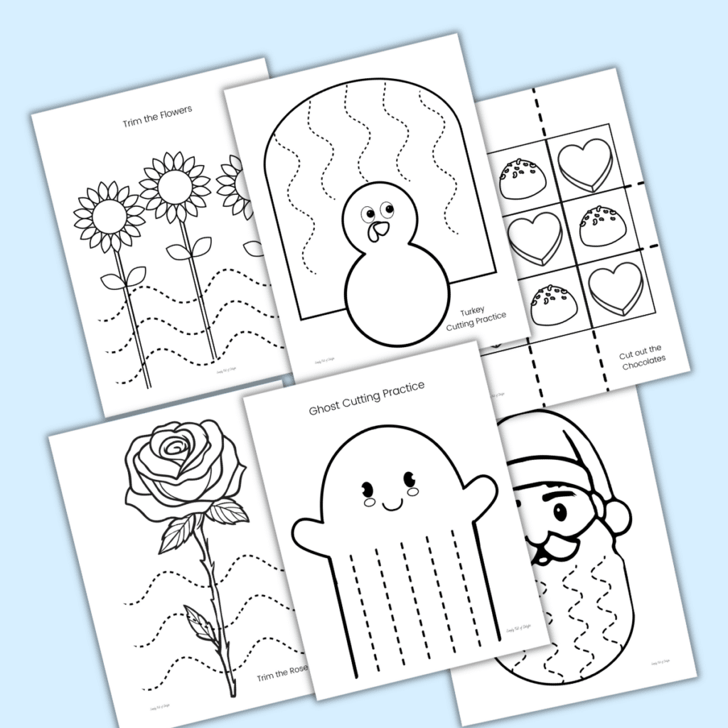 Free Printable Cutting Practice Worksheets