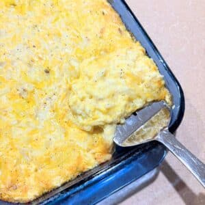 easy cheesy potato casserole recipe - gluten free