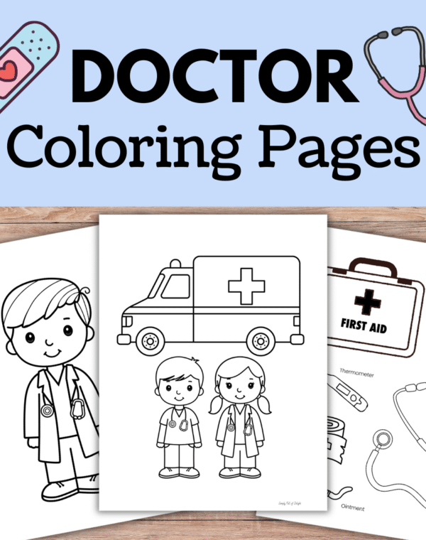 free printable doctor coloring pages for kids