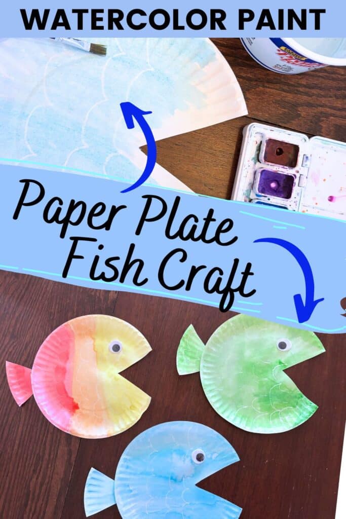 paper plate fish craft